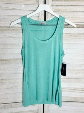 NWT Juicy Couture Ray Edge Lightweight Sea Jade Tank Top. Size XS